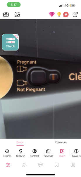 Clear blue positive then disappeared