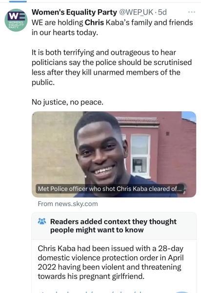 The (literal) end of the Women's Equality Party