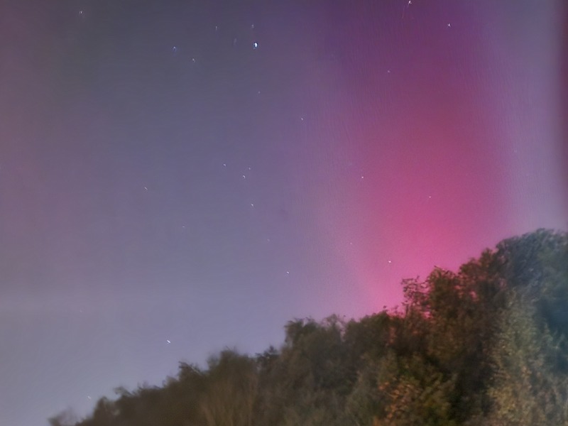 Northern lights currently visible!