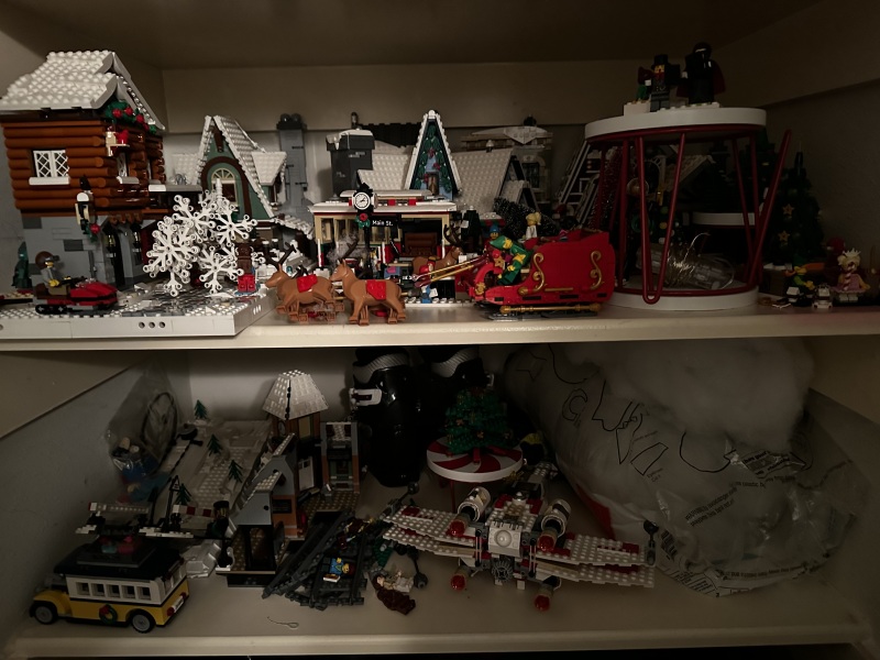 To show me your Lego collection?