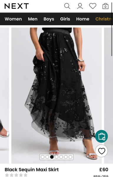How would you style this skirt for Christmas?