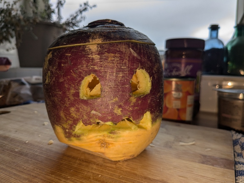 The dying art of swede carving