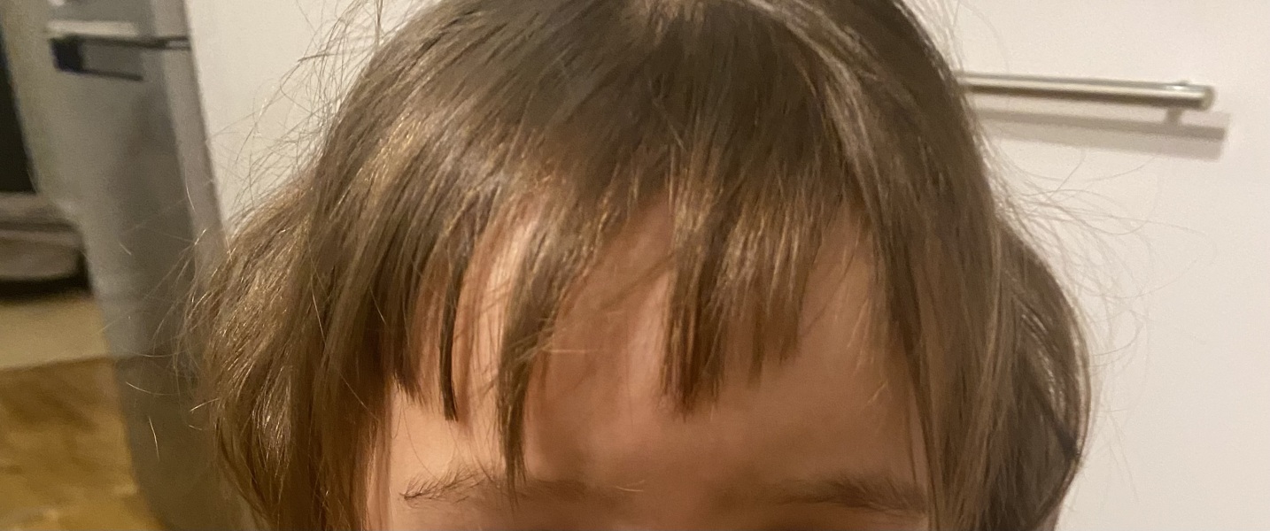 Mum cut DD's hair