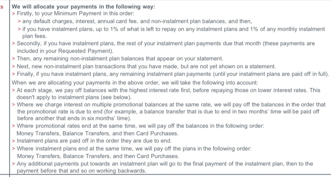 Please could someone help with credit card statement and confirm if I'm correct
