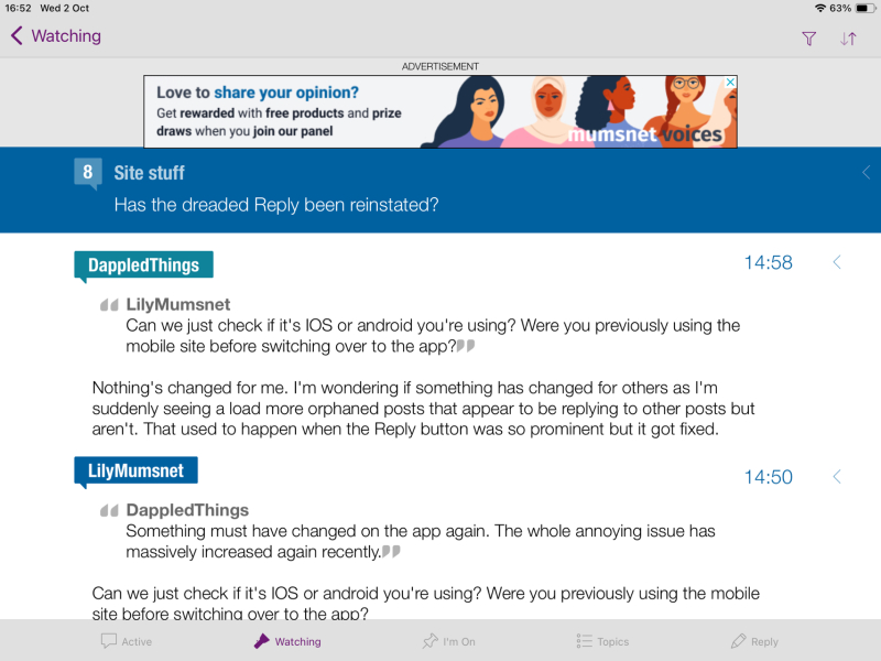Has the dreaded Reply been reinstated?