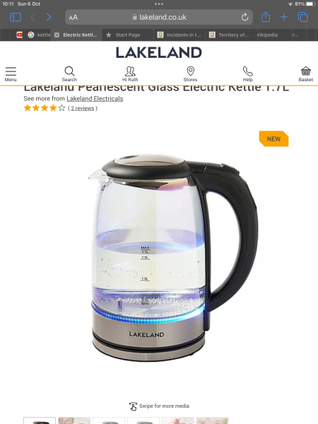 Lakeland Pearlescent Kettle has anyone got this? Would you recommend it?