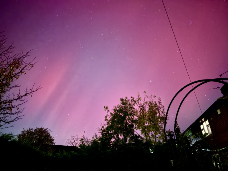 Northern lights currently visible!