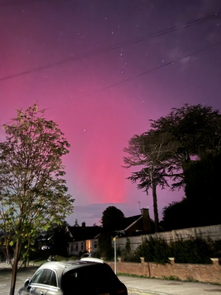 Northern lights currently visible!