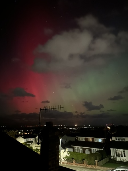Northern lights currently visible!