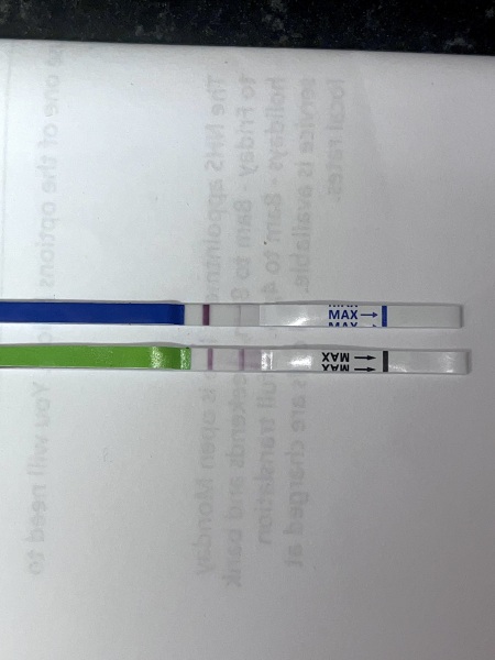 Still testing positive?