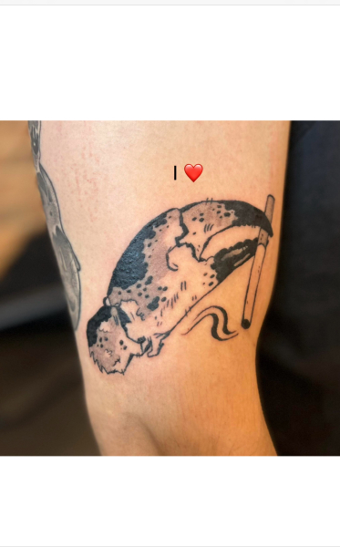 Harry has had a tattoo