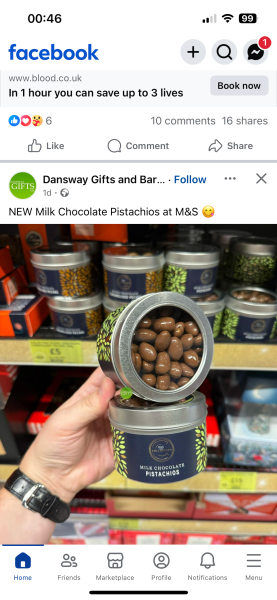 Viral Dubai pistachio chocolate bar