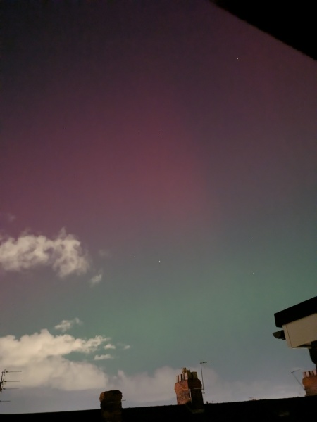 Northern lights currently visible!