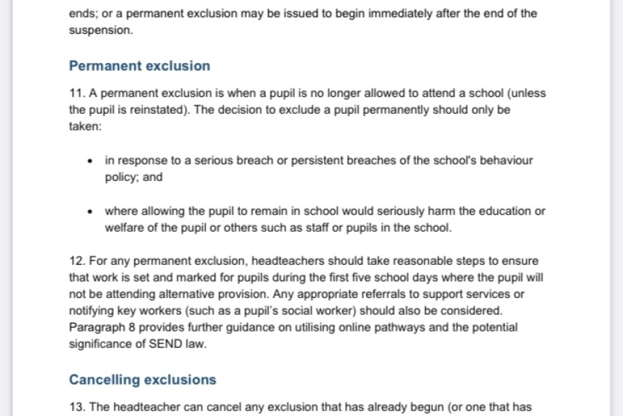 Our son had been strangled at school