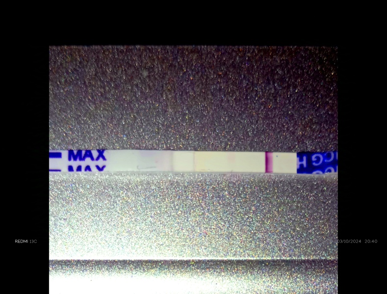 Opinions please. Positive or evap line??