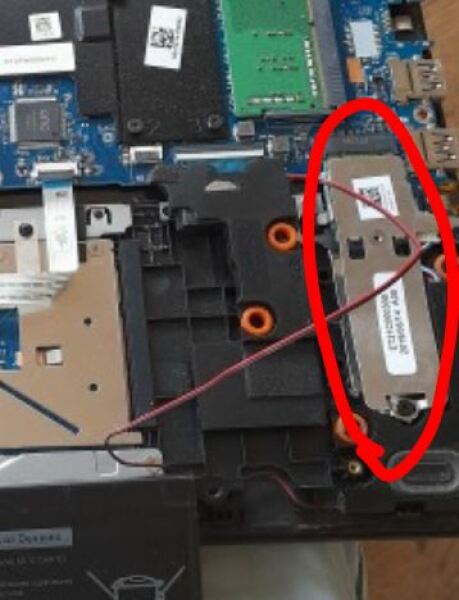 Which part is hard drive in chrombebook?