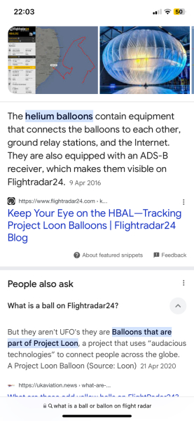 Flightradar goings-on
