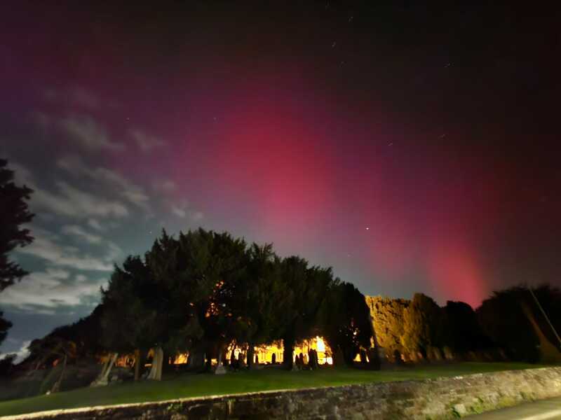 Northern lights currently visible!