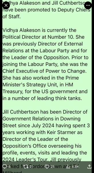 Thread 9 Starmer : Return to Westminster