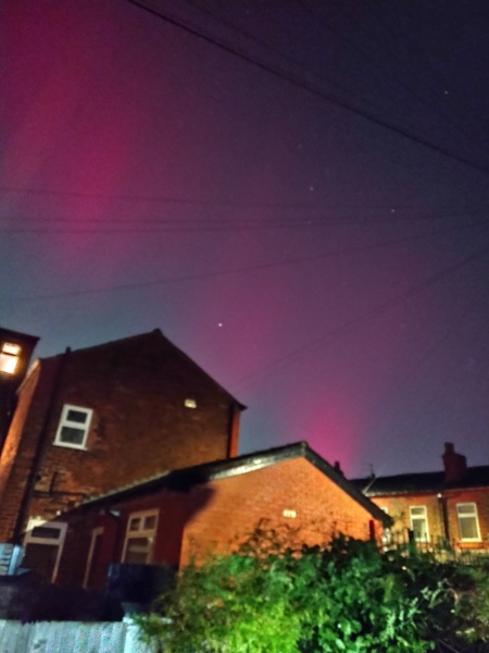 Northern lights currently visible!