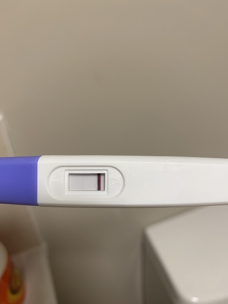 Positive then negative pregnancy test