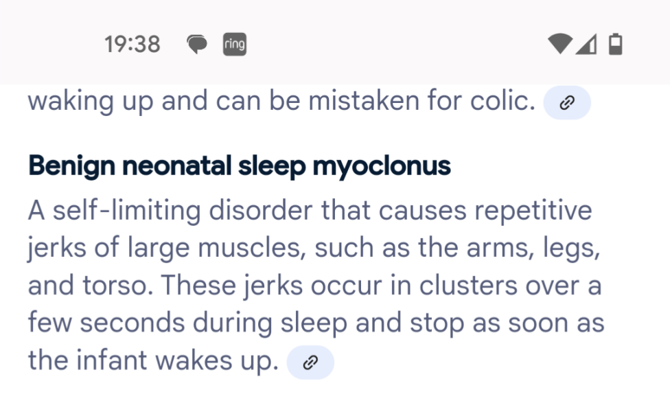 Infant shuddering / shuddering attacks