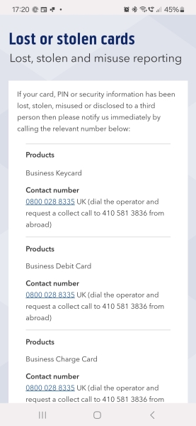 To be contacted now by bank of Scotland re 2007 account