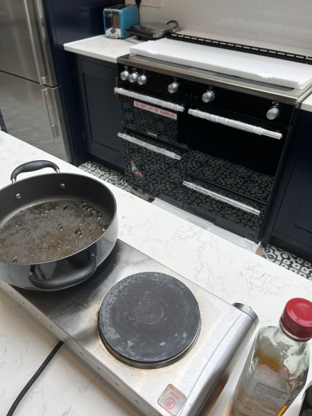 Cabling for induction range cooker-a cautionary tale!