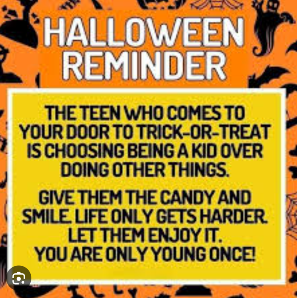 Too old? Trick or treating