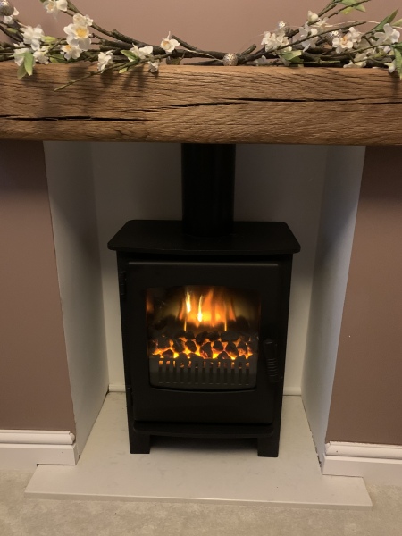 Fireplace where you can't fit a wood burner- gas? Bioethanol?
