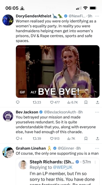 The (literal) end of the Women's Equality Party