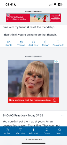 TW battered woman advert appearing on my pop ups