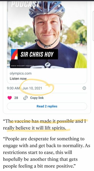 My husband still thinks everything is because of Covid