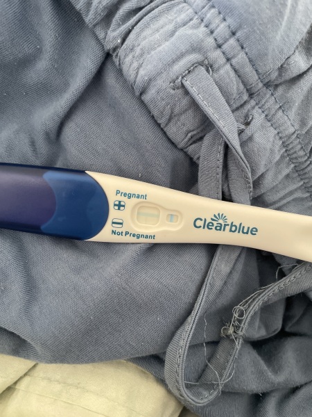 Left for 5-10 mins a now a blue line