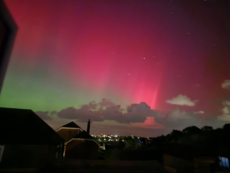 Northern lights currently visible!