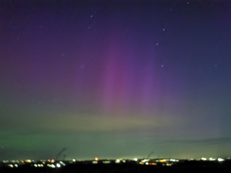 Northern lights currently visible!