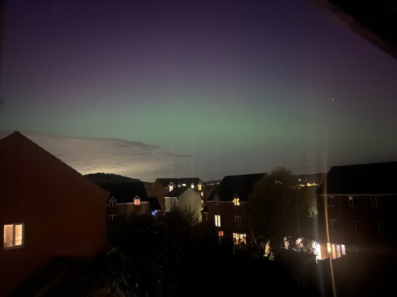 Northern lights currently visible!