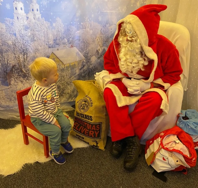 To think I need a bank loan to visit Santa