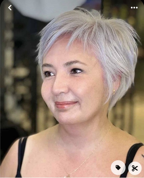 Very fine and thin hair styles for 50 year old