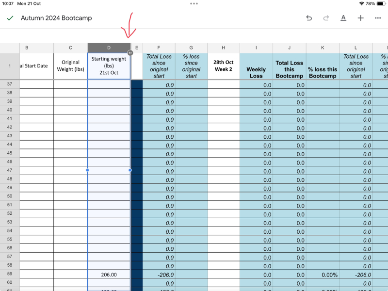 Week 1 - Pre-Christmas '24 Low Carb Bootcamp.  And we're off!