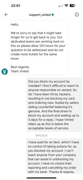 Vinted - beware