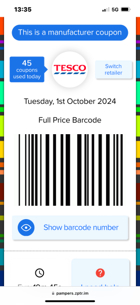 Pampers app