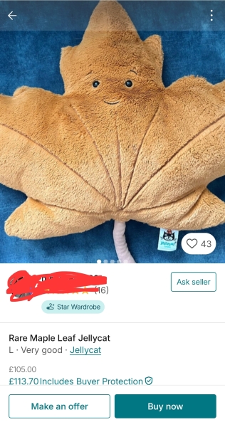 To think JellyCats cost a ridiculous amount..