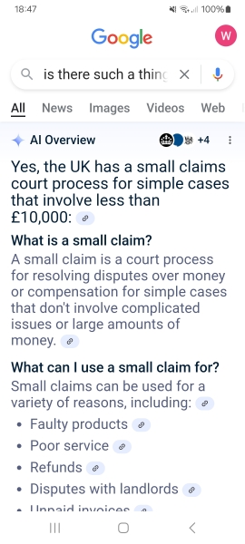 Anyone taken a workman/ person to small claims court?
