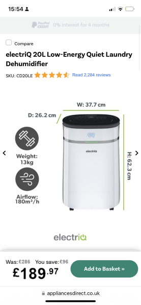 Dehumidifier for university student room? Any ideas?