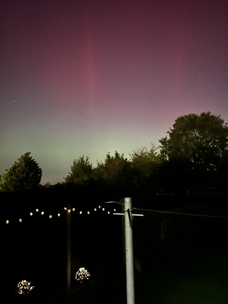 Northern lights currently visible!