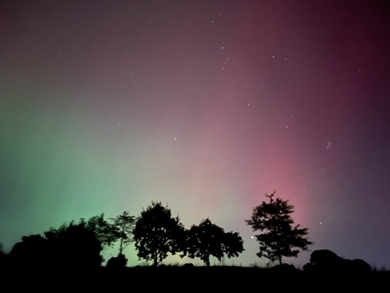 Northern lights currently visible!