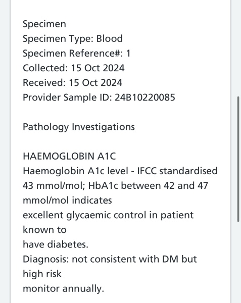 Can anyone help with this pre diabetic bloods reading?