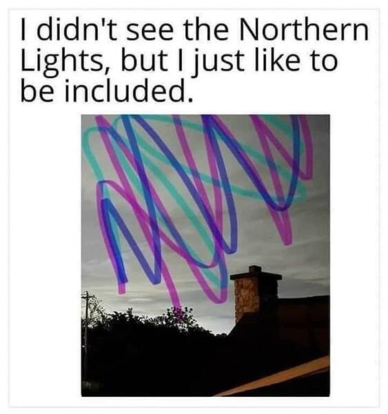 Northern lights currently visible!