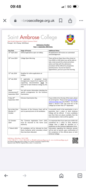 11 plus support thread for exams 2024